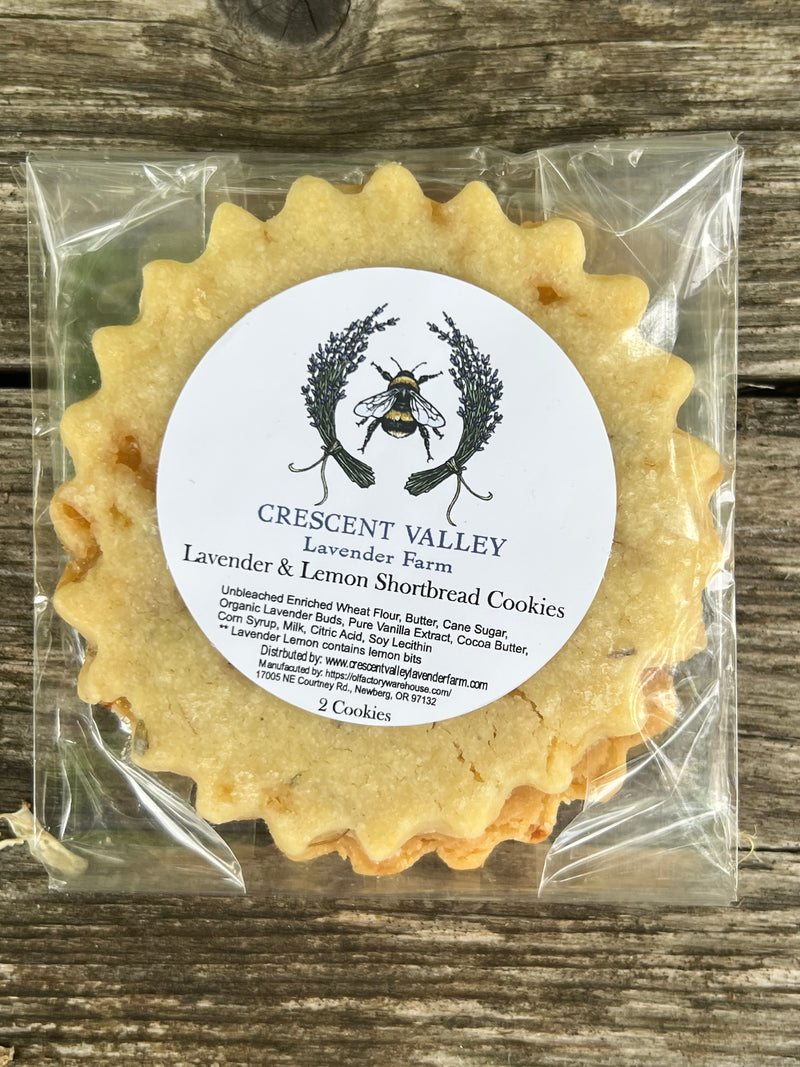 Shortbread Cookies 2 pack Lavender/Lemon