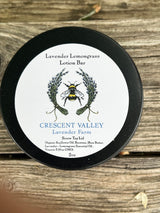 Lavender Lotion Solid Bee Bar 2oz travel size Lavender or Lavender - Lemongrass