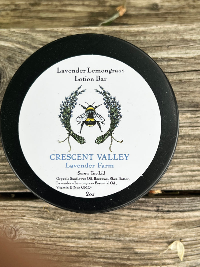 Lavender Lotion Solid Bee Bar 2oz travel size Lavender or Lavender - Lemongrass