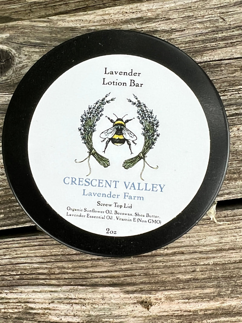 Lavender Lotion Solid Bee Bar 2oz travel size Lavender or Lavender - Lemongrass